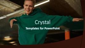  Presentation with young generation - Presentation with modern-young-man background and a  colored foreground