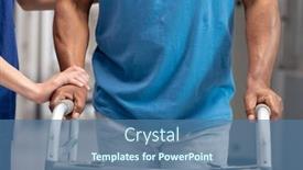  Presentation with diverse medical - Slide set enhanced with modsection-of-diverse-female-doctor background and a ocean colored foreground