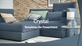  Presentation with angio room - Cool new presentation with modular - beautiful trendy room interior backdrop and a  colored foreground