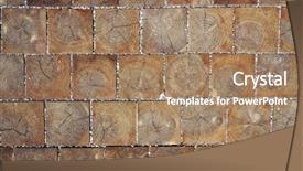  Presentation with pavement - Beautiful PPT layouts featuring modular - wooden blocks pavement texture natural backdrop and a  colored foreground