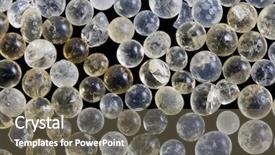  Presentation with silica - Slides enhanced with adsorbing porous silica gel beads background and a gray colored foreground