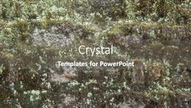  Presentation with brick wall texture - Presentation featuring moisture-aged-cement-brick-wall background and a gray colored foreground