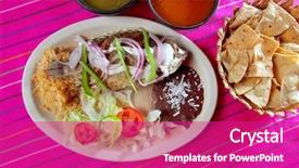  Presentation with nachos - PPT layouts consisting of mojarra garlic mojo tilapia fish background and a  colored foreground