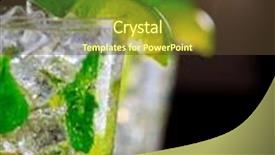  Presentation with rum - Audience pleasing PPT layouts consisting of mojito cocktail on a table in summer bar alcohol cocktails with rum lime mint ice cubes and brown sugar closeup party drink isolated on black background selective focus backdrop and a tawny brown colored foreground