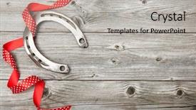  Presentation with kittens christmas holiday red christmas - Presentation with mojo - holidays background with horseshoe background and a light gray colored foreground