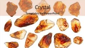  Presentation with sugar cane - Cool new PPT theme with molasses - brown lump cane sugar crystals backdrop and a coral colored foreground