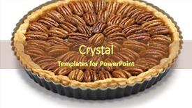  Presentation with homemade pastry apple pie pies - Audience pleasing PPT layouts consisting of molasses - homemade pecan pie isolated backdrop and a tawny brown colored foreground