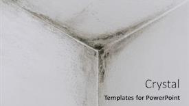  Presentation with mold - Theme consisting of mold-from-condensation background and a light gray colored foreground