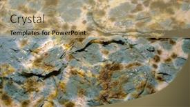  Presentation with mold - PPT theme consisting of mold-on-pita-bread-close background and a coral colored foreground