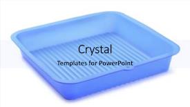  Presentation with cake - Presentation design with molding plastic - silicone cake pan isolated background and a  colored foreground