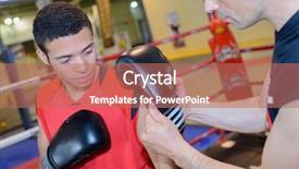  Presentation with disposal mask and gloves - Colorful presentation enhanced with molding safety - putting the gloves backdrop and a  colored foreground