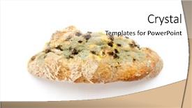  Presentation with bread - Slide deck featuring moldy bread background and a white colored foreground