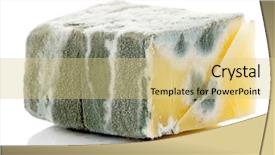  Presentation with cheese - Audience pleasing theme consisting of moldy cheese backdrop and a lemonade colored foreground