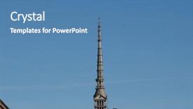  Presentation with italy - Amazing PPT theme having mofle - mole antonelliana in piedmont turin backdrop and a  colored foreground