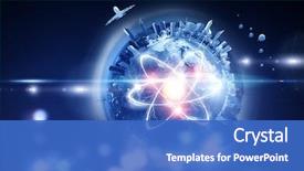  Presentation with astronomy - Beautiful slide deck featuring molecular - astronomy concept backdrop backdrop and a teal colored foreground