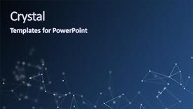  Presentation with fantasy - Amazing PPT theme having molecular - fantasy abstract technology and engineering backdrop and a navy blue colored foreground