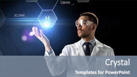  Presentation with chemical safety - Slides having molecular - science future technology and chemistry background and a gray colored foreground