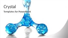  Presentation with molecular biology - Beautiful presentation featuring molecular background backdrop and a white colored foreground