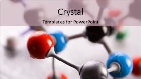  Presentation with molecular - Audience pleasing PPT theme consisting of molecular construction backdrop and a coral colored foreground