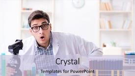  Presentation with molecular diagnostic - Cool new PPT theme with molecular diagnostic - chemistry student doing chemical experiments backdrop and a lemonade colored foreground