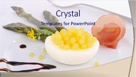  Presentation with bacon - Cool new slides with molecular food - plate of egg and bacon backdrop and a sky blue colored foreground