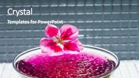  Presentation with whisky - Slide deck featuring molecular mixology - whisky and strawberry cocktail with caviar background and a ocean colored foreground