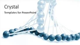  Presentation with dna molecule - PPT layouts consisting of manupulating genes - molecule of dna background and a sky blue colored foreground