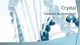  Presentation with dna molecule - Amazing PPT theme having manupulating genes - molecule of dna backdrop and a sky blue colored foreground