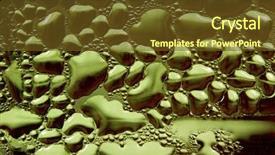  Presentation with coloured - Beautiful PPT theme featuring molten metal - condesation of gold coloured liquid backdrop and a tawny brown colored foreground