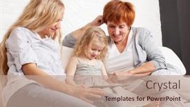  Presentation with grandma - Slide deck with mom-and-grandma-are-showing background and a coral colored foreground