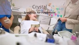  Presentation with mom - Cool new PPT layouts with mom-holding-board-with-welcome backdrop and a soft green colored foreground