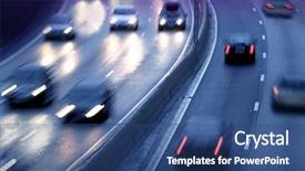  Presentation with momentum - Amazing presentation having momentum - cars at night with motion backdrop and a ocean colored foreground