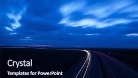  Presentation with momentum - Audience pleasing PPT layouts consisting of momentum - cars moving fast backdrop and a navy blue colored foreground