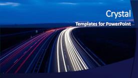  Presentation with momentum - Amazing slides having momentum - cars moving fast backdrop and a ocean colored foreground