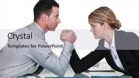  Presentation with arm anatomy - Cool new PPT theme with momentum - colleagues having an arm wretle backdrop and a light gray colored foreground