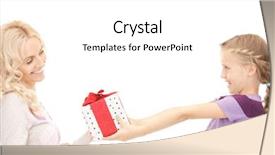  Presentation with buddhas picture - Audience pleasing slide deck consisting of moms birthday - picture of mother and little backdrop and a white colored foreground