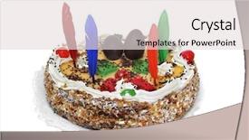  Presentation with spanish - Presentation theme consisting of mona de pascua a typical spanish easter cake background and a light gray colored foreground