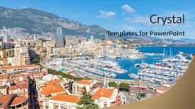 Presentation with monte everest - PPT layouts consisting of monaco monte carlo harbour french background and a light blue colored foreground