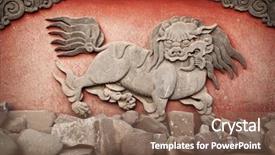  Presentation with city india - Slide set consisting of monastery leh city india background and a violet colored foreground