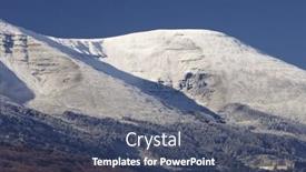  Presentation with summit - Cool new presentation theme with moncayo summit 2316 m moncayo natural park zaragoza aragon spain backdrop and a ocean colored foreground