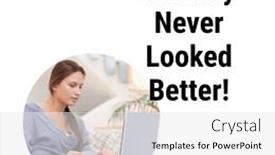  Presentation with online shopping - Presentation design having monday-never-looked-better-text and a white colored foreground