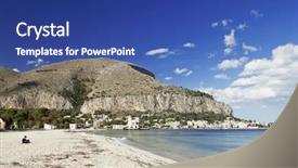  Presentation with west - Audience pleasing presentation consisting of cool slide - happy children sliding from a backdrop and a light gray colored foreground