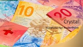  Presentation with how are you in new normal - Theme with monetary - collection of the new swiss background and a coral colored foreground