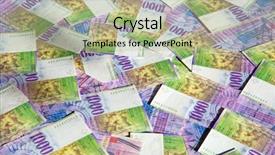  Presentation with world bank - Beautiful PPT layouts featuring monetary - collection of the swiss 1000 backdrop and a mint green colored foreground