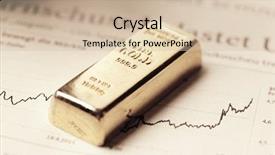  Presentation with bar - Amazing theme having monetary - gold bar concept backdrop and a soft green colored foreground
