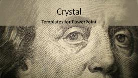  Presentation with cell microscopic structure - PPT layouts having monetary - microscopic view of benjamin franklin background and a coral colored foreground