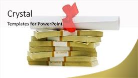  Presentation with uae education - Cool new PPT theme with scholarship money - concept of expensive education backdrop and a sky blue colored foreground