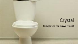  Presentation with tank - Presentation design with money and gun on toilet background and a  colored foreground