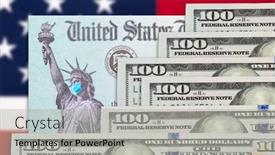  Presentation with irs - Colorful presentation design enhanced with money-and-united-states-irs backdrop and a light gray colored foreground