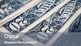  Presentation with debt management money - Presentation theme having money background - us dollars background background and a gray colored foreground